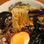 Rope Kurabu Washoku Resutoran - 半ラーメンの麺