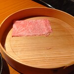 瀬里奈 - 北海道産の特選牛サーロインのしゃぶしゃぶ肉・その８です。