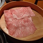 瀬里奈 - 北海道産の特選牛サーロインのしゃぶしゃぶ肉・その４です。