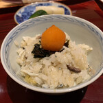 銀座 しのはら - スッポンと氷魚の土鍋ご飯