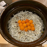 銀座 しのはら - スッポンと氷魚の土鍋ご飯