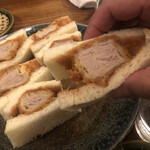 居酒屋まめぞ - 名物ヒレカツサンド