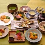 [RIKYU] 可以享用自家花园的蔬菜、新鲜的海鲜和A4黑毛和牛的怀石套餐。