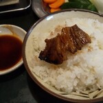 さんきらく - ごはん  180円