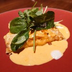 Restaurant & Wines ARISTA - 海老と平貝のクレープ包み 2022年1月