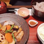Ootoya - すけそう鱈と野菜の黒酢あん定食 （鱈増量）1020円が半額