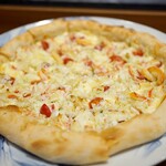 瞬 - ズワイ蟹のピッツァ