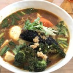 スープカレー トムトムキキル - ニラキーマ豆腐