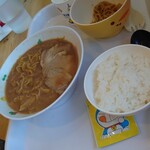 麺や 虎鉄 - 子どものラーメンセット。醤油と味噌から選べて、今回醤油です。