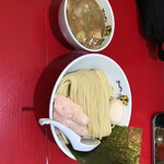 ゴールデンタイガー - 特製ゴールデンつけ麺 1000円。大盛り(400g) 100円。海苔まし 100円