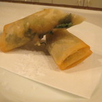 レンゲ - 豆腐干糸と芹の春巻き1