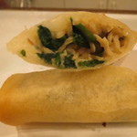 レンゲ - 豆腐干糸と芹の春巻き2