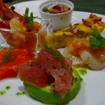 緑山 - 前菜　(ディナー・4000円)H24年12月