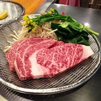 ステーキハウス あづま - 銘柄牛コースの焼き野菜とサーロイン（佐賀牛）の材料