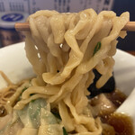 自家製手もみ麺 鈴ノ木 - 手揉み縮れ太麺