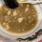 ラーメン二郎 - 微乳化