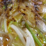 進来軒 - もやしそばの具アップ