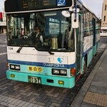 いわた - 外川駅近くの外川車庫からのバス（銚子駅）