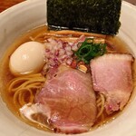 Homemade Ramen 麦苗 - いりこらぁ950円と煮卵200円トッピング