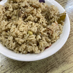 アジアカレーハウス - おかわりいるかに少しと言ったらフルできた。