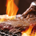 銀次郎 - 黒毛和牛カイノミカルビ（ステーキカット）1344円