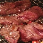 立ち焼きカルビ - 和牛ハラミ最高！