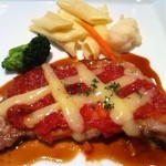 レストラン山崎 - ランチ 長谷川豚のポークソテー