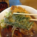 一〇そば - 春菊天ハーフ