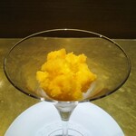 シャテーニュ - みかんとカルダモンのグラニテ