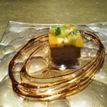 シャテーニュ - フォアグラのプリンアラモード