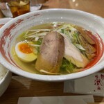 Nagoya Ko-Chi Mmen Ya Tori Shige - 鶏そば塩(平打ち麺)