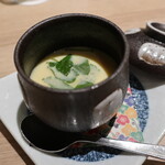 Shinjyuku KIZENBOU - コース料理の茶碗蒸し。