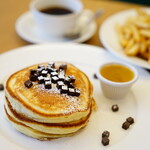 クリントン・ストリート・ベイキング・カンパニー - Chocolate Chunk (￥1400)、French Fries (￥600)、Coffee (￥600)