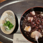 延 - お漬物がついている