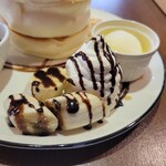 Cafe & dining fleur - チョコバナナと、ホイップ