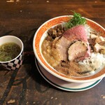 麺屋 Somie's - 2021/11　和え玉BIGちょいスープ付き