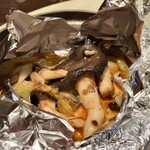中華食堂 チャイデモ - 平茸のＸＯ醤ホイル焼き