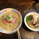 麺屋 Somie's - 2021/08　冷やし煮干しと和え玉
