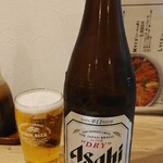 Tonkatsu Katsutei - 中瓶ビール