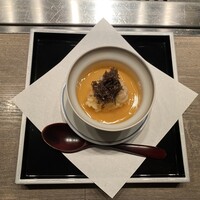 USHIGORO S. NISHIAZABU - トリュフと白子、スッポンの茶碗蒸し