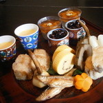 土家 - 24年12月　前菜盛り合わせ