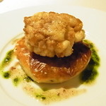 レストラン・セン - 白子のムニエルとスモークサーモンのギャレット