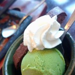 Matsushiyupoteto - お食事した方限定のツボの抹茶パフェ