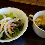 カンパーニュ - 今週のランチ　スープ＆サラダ