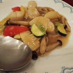 166062797 - ホタテと季節野菜の炒め（塩味）