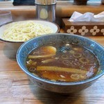 ごとう - あつもり(中盛)にチャーシュー一枚追加