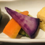 魚酔庭 - 野菜の漬物