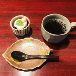 魚酔庭 - デザートとコーヒー