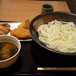 香の川製麺 - 釜揚げうどん 揚げ物 お稲荷さん