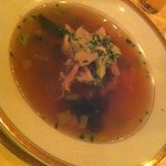 うさぎとお野菜のブイヨンスープ